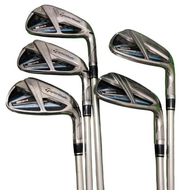 中古】 テーラーメイド SIM MAX 5S アイアンセット IR 純正特注