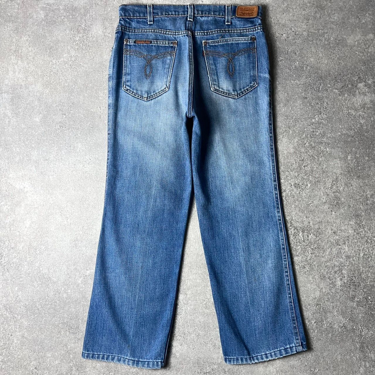 ヒゲ 80s Levis Movin' On フレア デニム パンツ 33 / 80年代 アメリカ