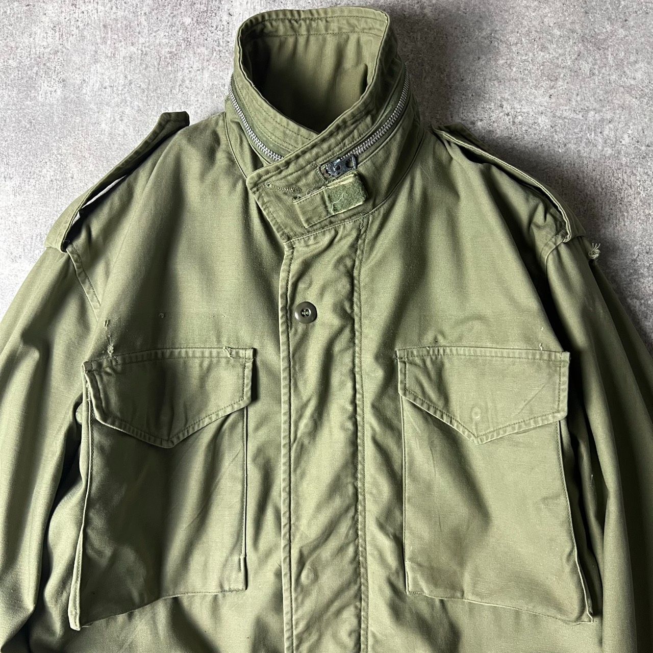 60s 70s US ARMY 米軍実物 M-65 フィールド ジャケット S-L 2nd / 60