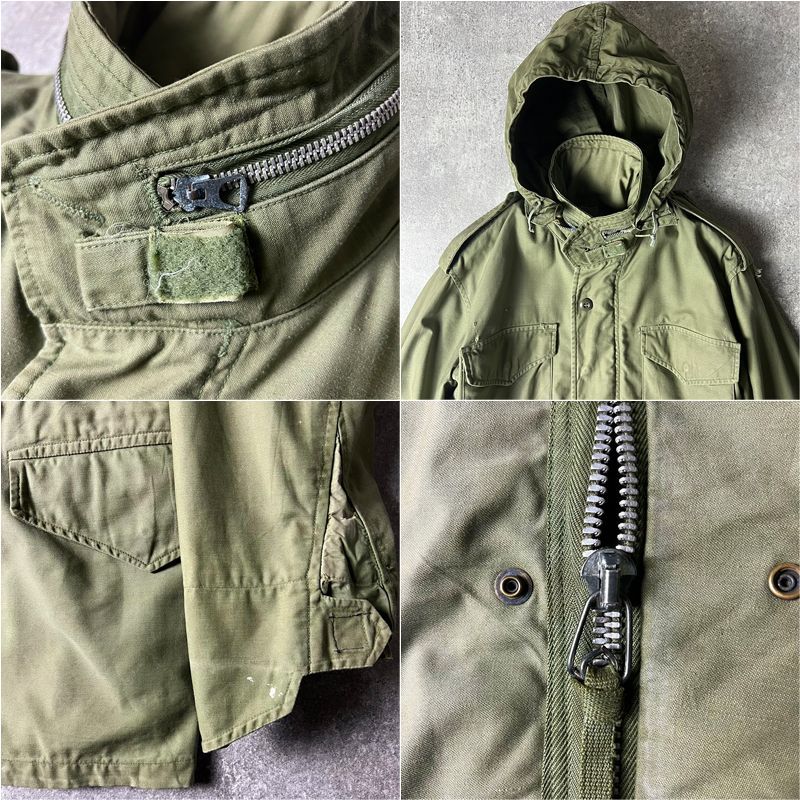 【古着】60s 70s ヴィンテージ ARMY フィールドジャケット USA製 60s 70s US ARMY 米軍実物 M-65 フィールド ジャケット S-L 2nd / 60