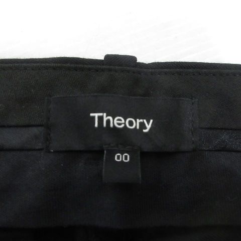セオリー Theory 美品 Sleek Flannel DBL Pleat Pant N ウール