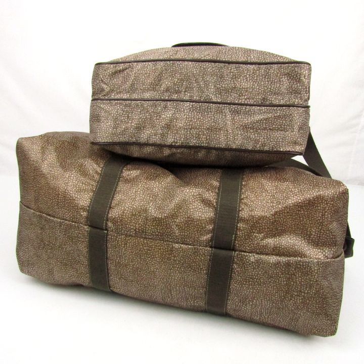 ボルボネーゼ ショルダーバッグ ボストンバッグ 2点セット うずら柄 鞄