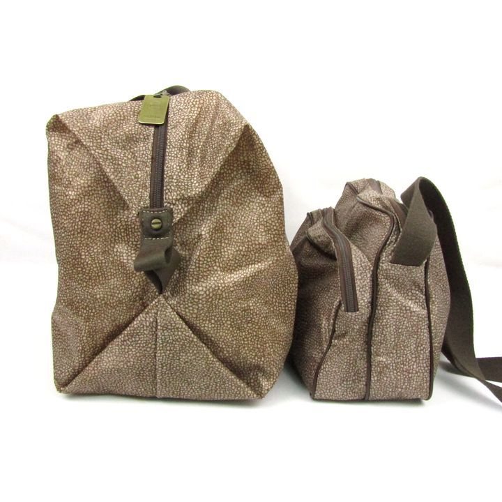ボルボネーゼ ショルダーバッグ ボストンバッグ 2点セット うずら柄 鞄