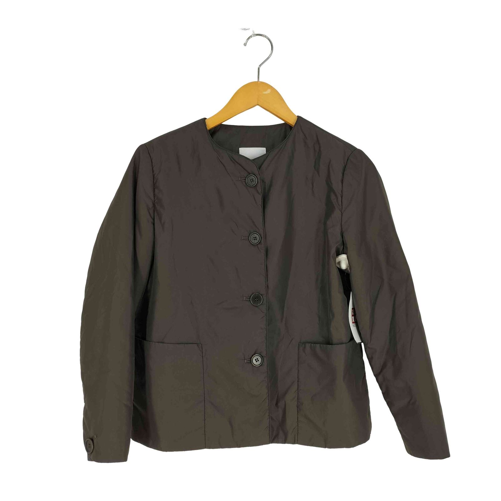 アスペジ ASPESI thermore 中綿 ノーカラージャケット レディース