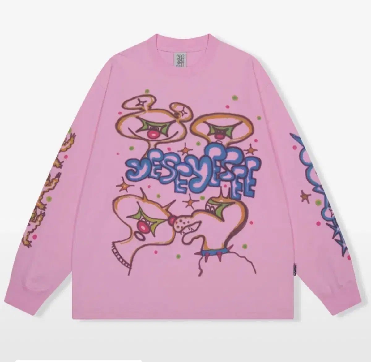 YESEYESEE L⁄S C-Logo 白 C-logo レディース YESEYESEE ロングスリーブ M