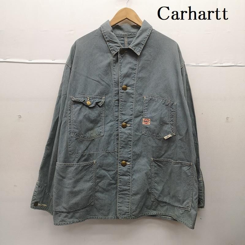 カーハート 0604S 30s 復刻 ハートタグ ヒッコリー ストライプ