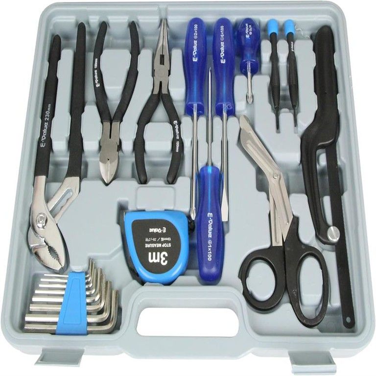 70点セット 多用途ホームツールセット DIY 家具組み立て 家庭用メンテナンスに最適 ドライバー プライヤー レンチ付属 ホームツールセット