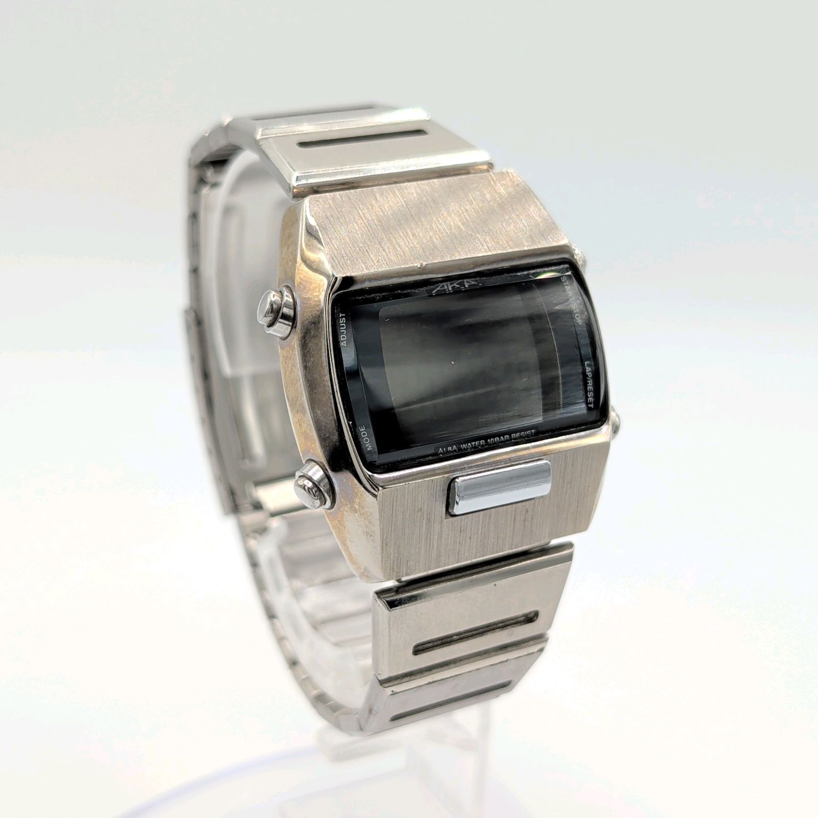 SEIKO ALBA AKA W620-4130 Watch Quartz Men's Silver Square Digital