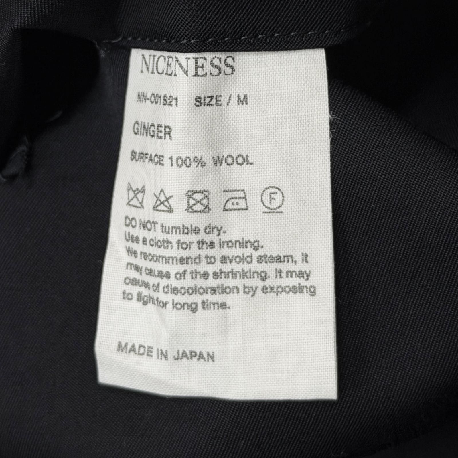 NICENESS 21SS GINGER ジンジャー テーラードジャケット ナイスネス NN