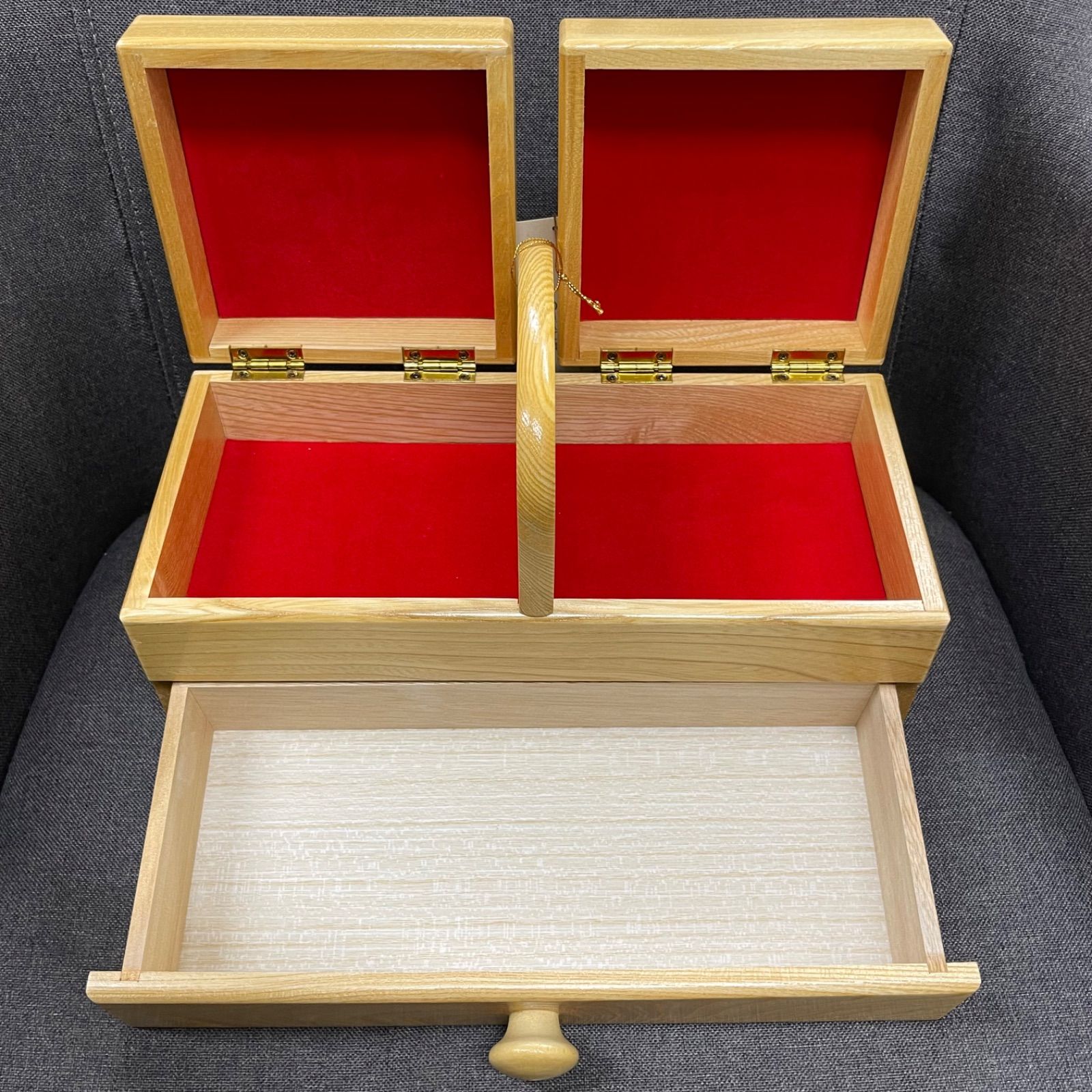 NPA】G-WOOD ソーイングボックス 裁縫箱 G-204 - メルカリ