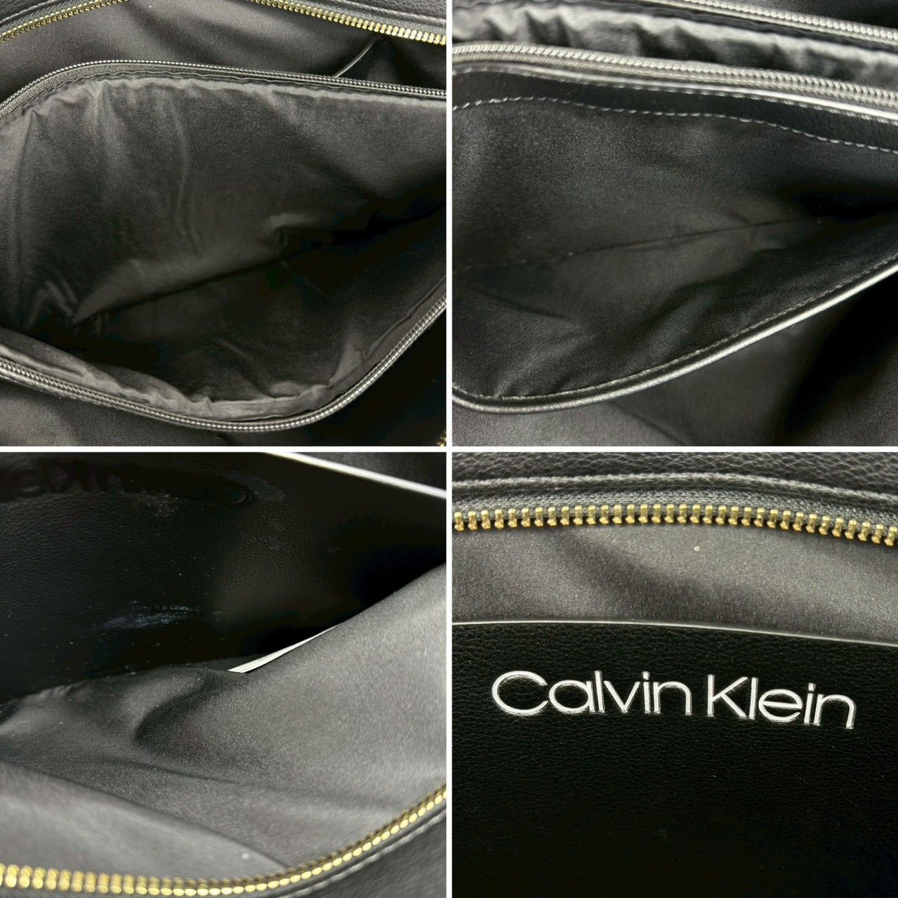 B4461】 Calvin Klein カルバンクライン トートバッグ フェイクレザー 
