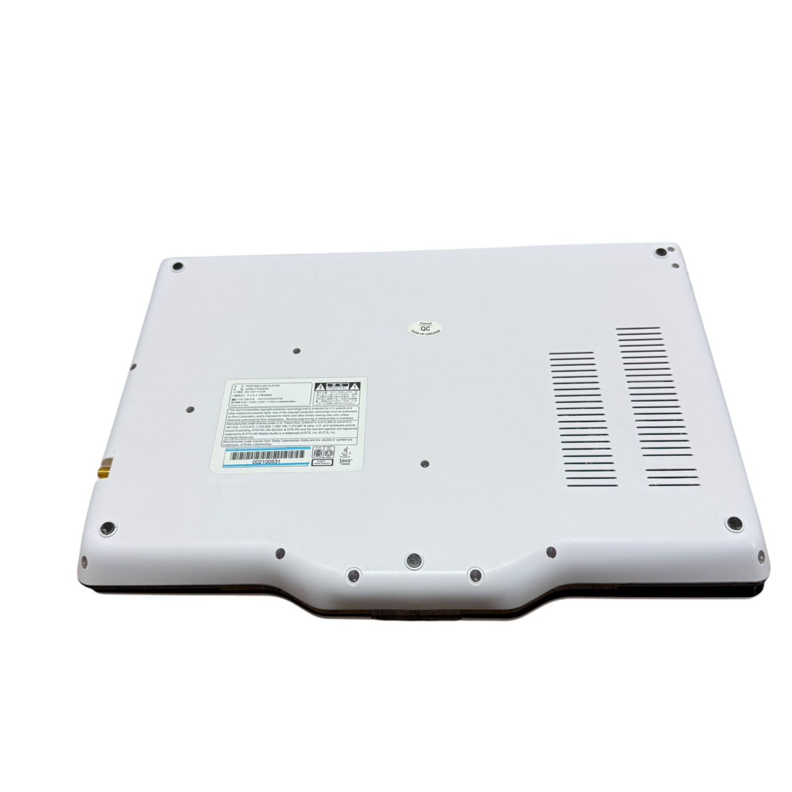 中古美品】テクタイト フルセグ付きポータブルブルーレイプレーヤー