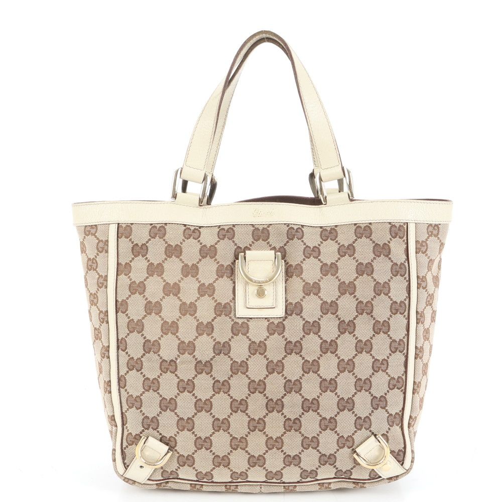 グッチ GGキャンバス アビー 130739 レザー トート バッグ 肩掛け