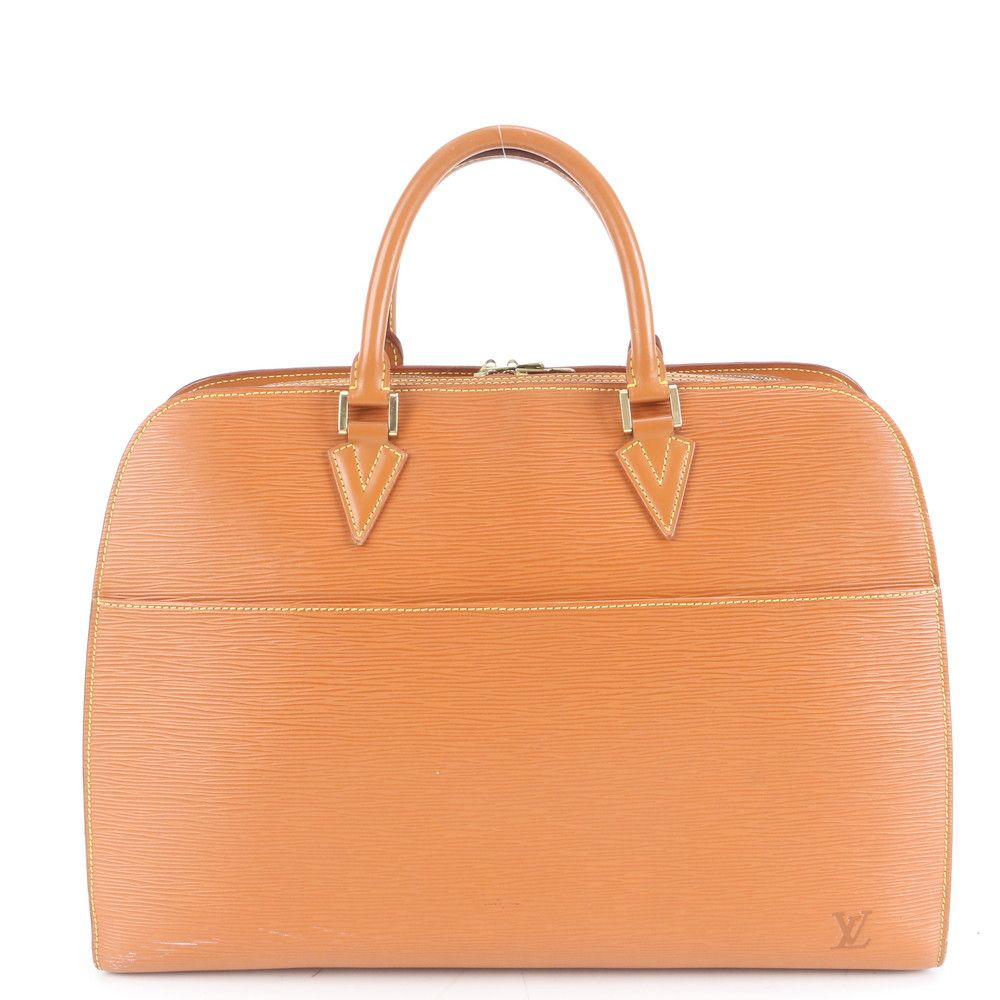 美品 ルイヴィトン エピ ソルボンヌ ジパングゴールド M54518 レザー