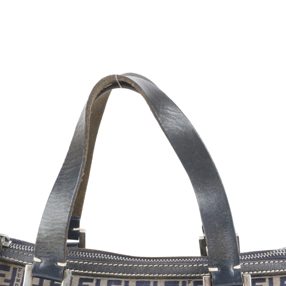 フェンディ ズッキーノ レザー トート バッグ 肩掛け ショルダー