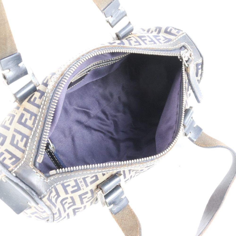 フェンディ ズッキーノ レザー トート バッグ 肩掛け ショルダー