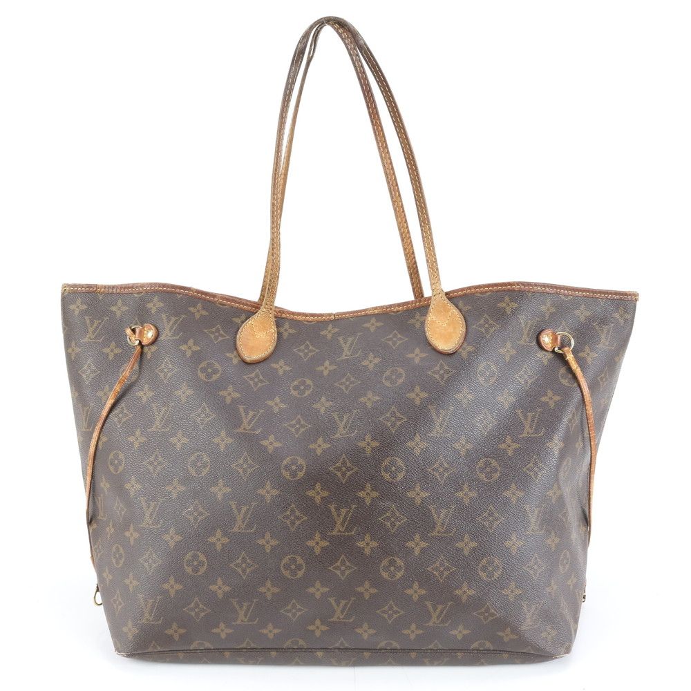 ルイヴィトン モノグラム ネヴァーフル GM M40157 レザー トート
