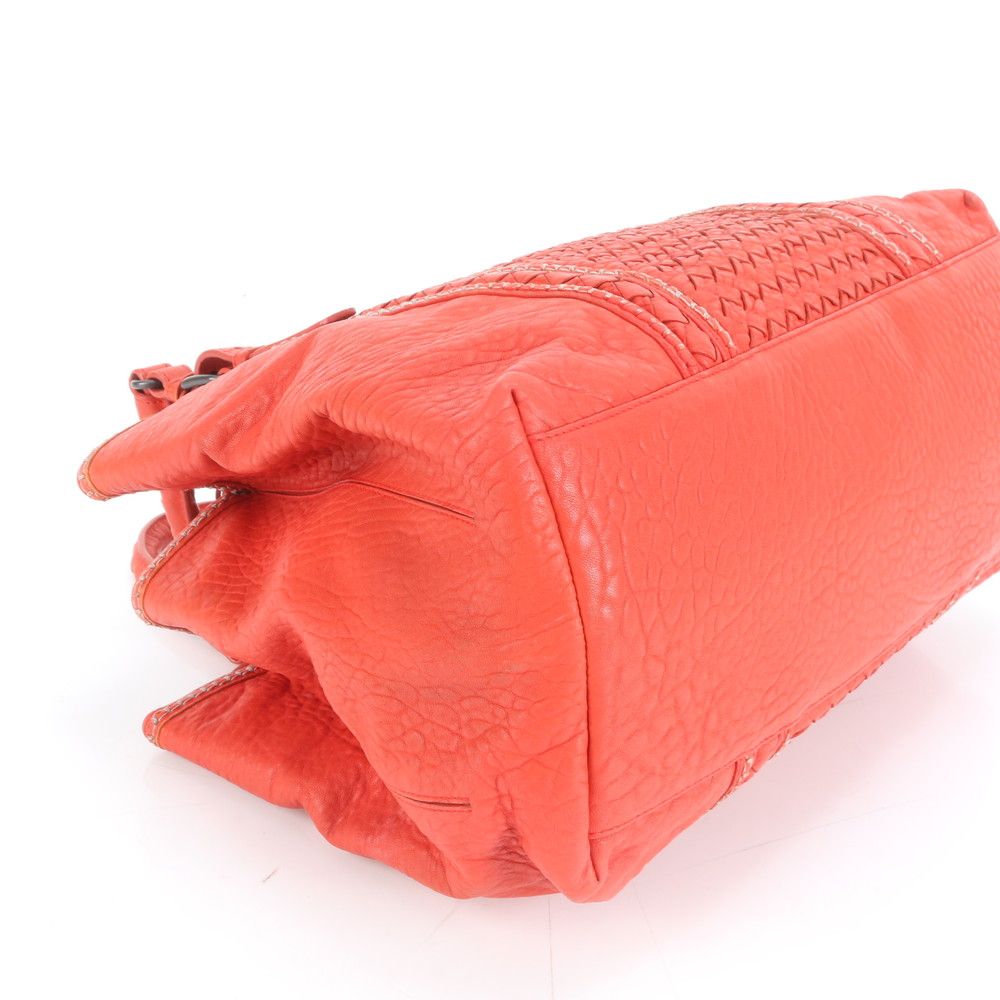 美品 ボッテガヴェネタ イントレチャート 編み込み レザー トート