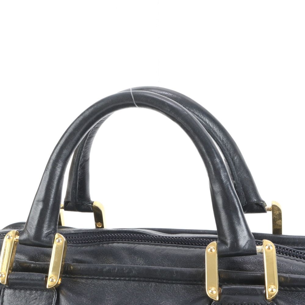 美品 ロエベ アナグラム アマソナ 32 レザー ハンドバッグ トート 本革