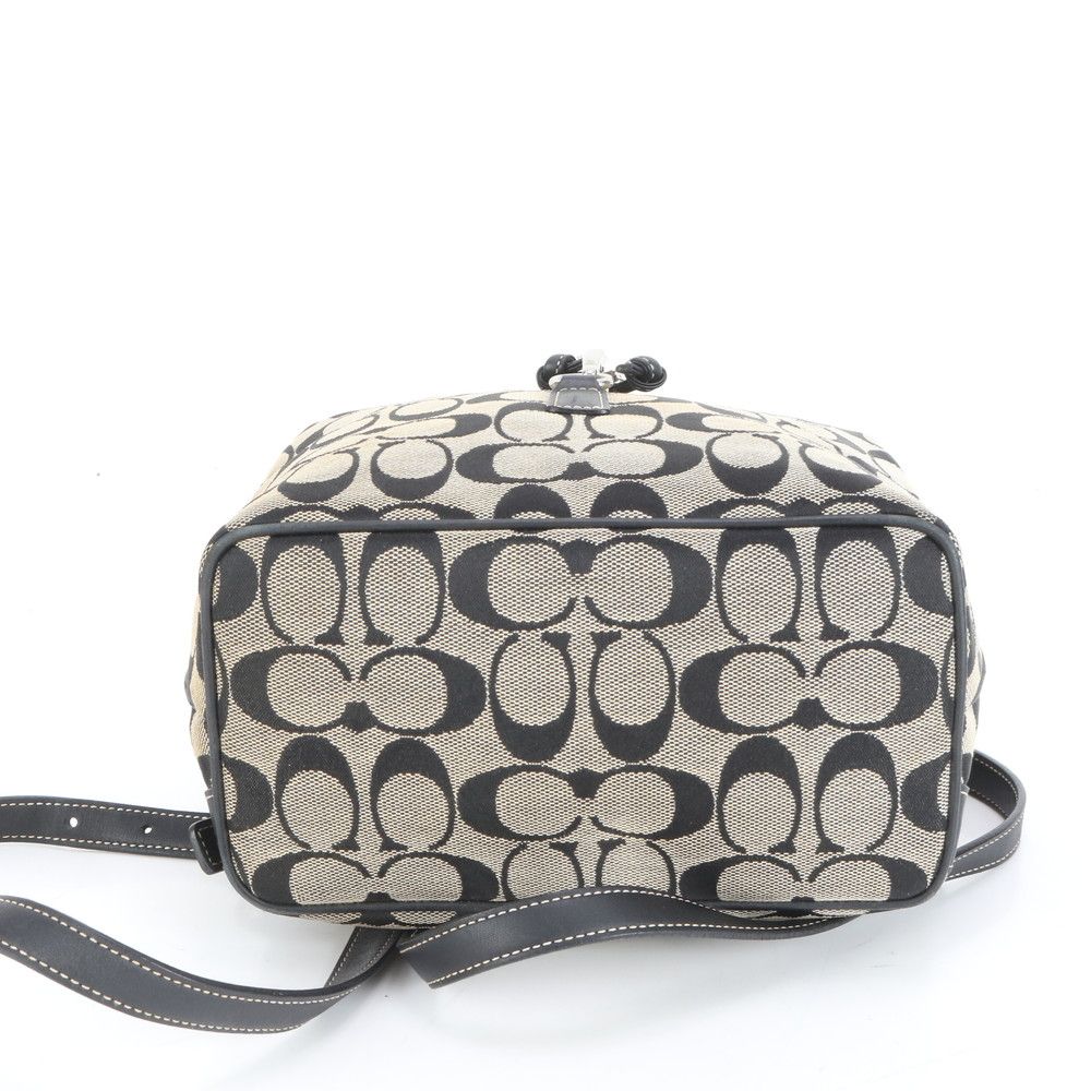 未使用　コーチ　COACH シグネチャー　リュック　6613 美品 コーチ シグネチャー 6613 レザー キャンバス リュックサック
