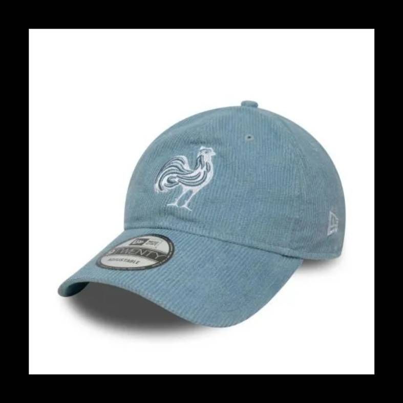 【送料無料・匿名配送】NEW ERA ニューエラ ラグビー フランス代表 公式 9TWENTY キャップ デニム 青 新品 正規品 並行輸入