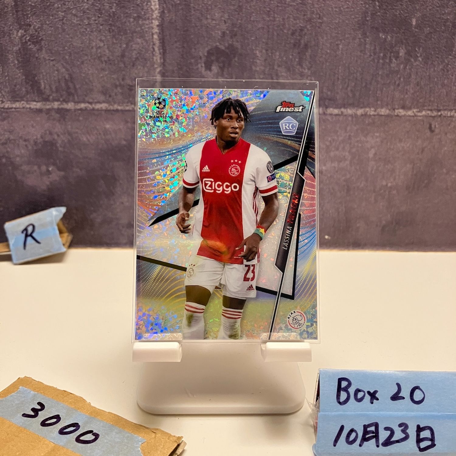 2021 Topps Finest Lassina Traore 061/125 AFC Ajax Refractor カード