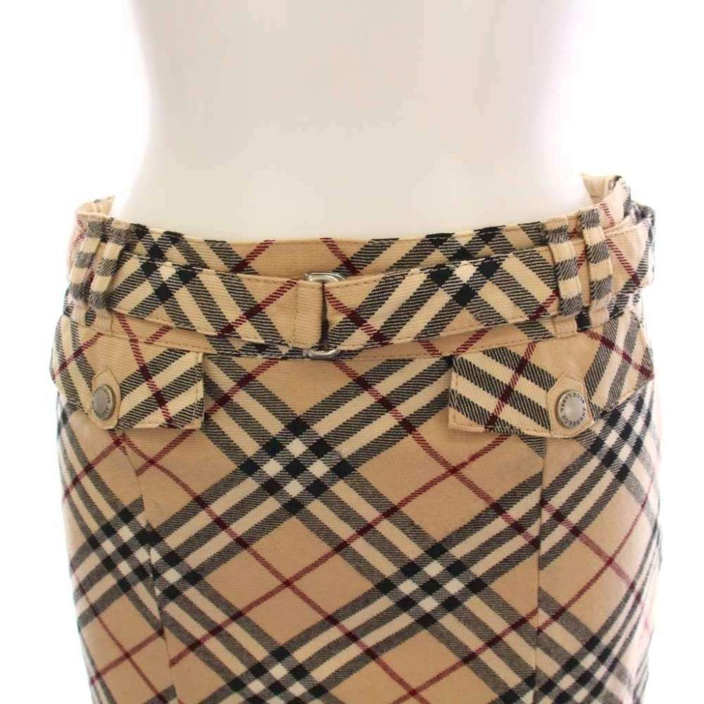 バーバリーブルーレーベル BURBERRY BLUE LABEL スカート ひざ丈 ノバ