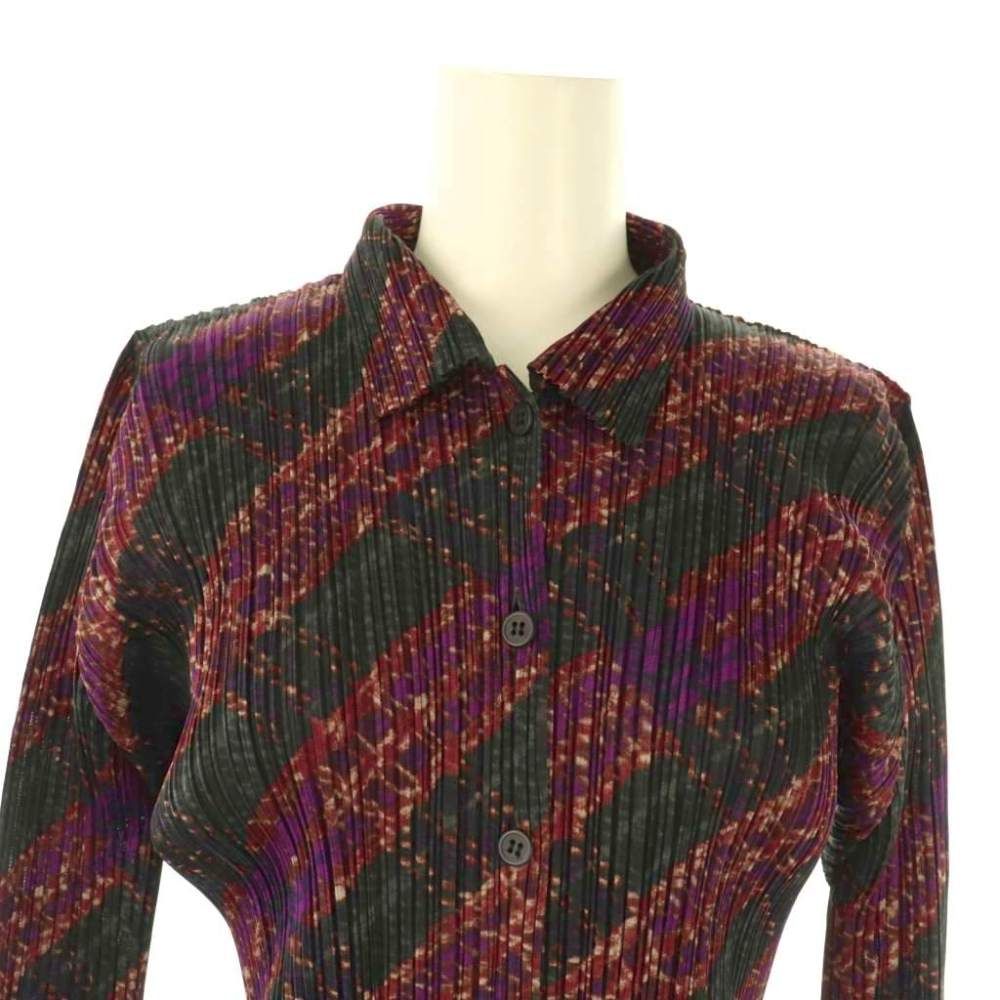 プリーツプリーズ PLEATS PLEASE イッセイミヤケ チェック柄プリーツ