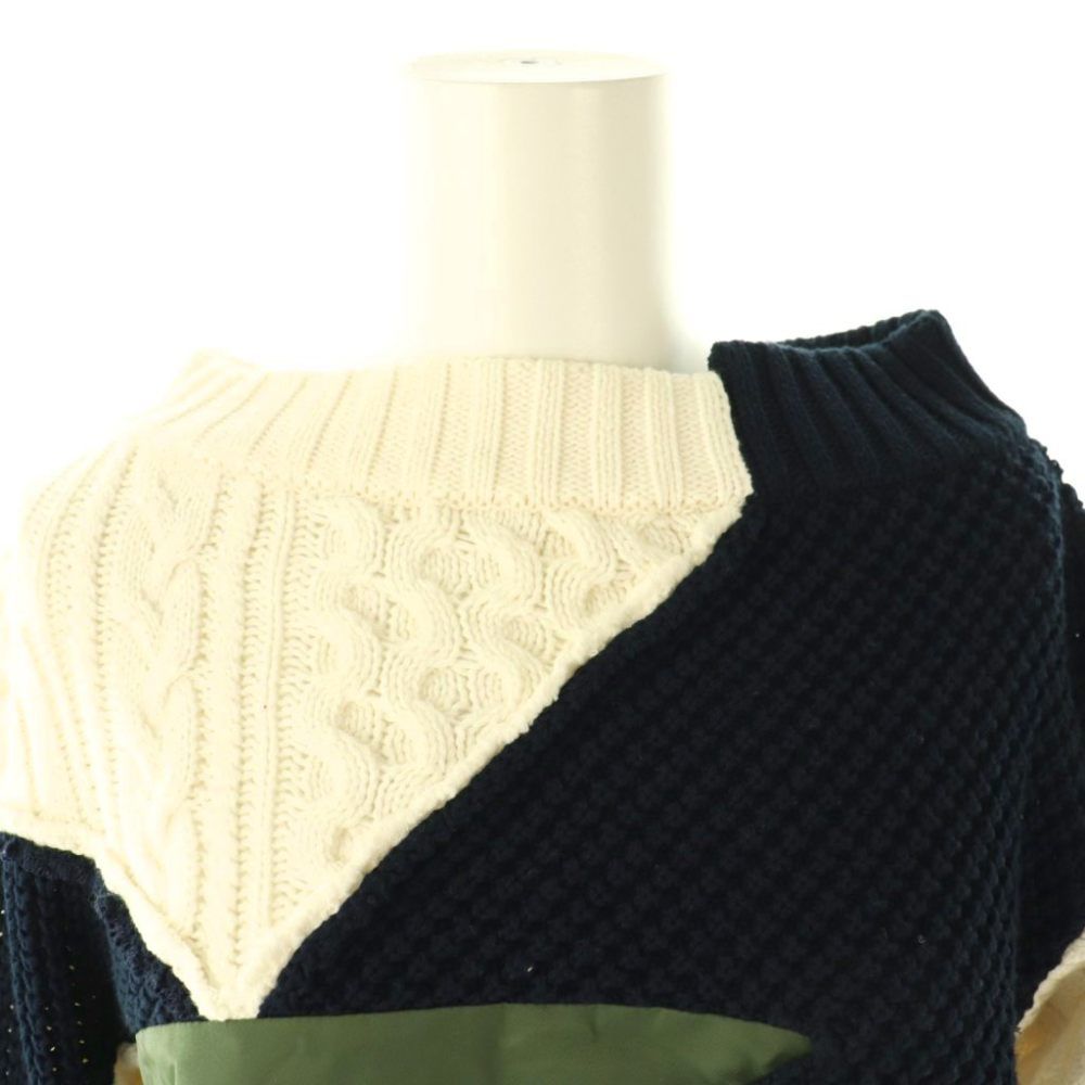 サカイ sacai ソリッドミックスニットセーター 1 マルチカラー 21