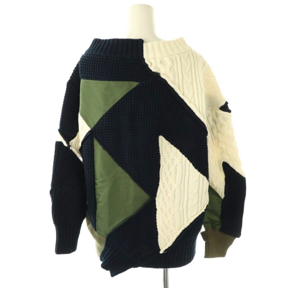 サカイ sacai ソリッドミックスニットセーター 1 マルチカラー 21