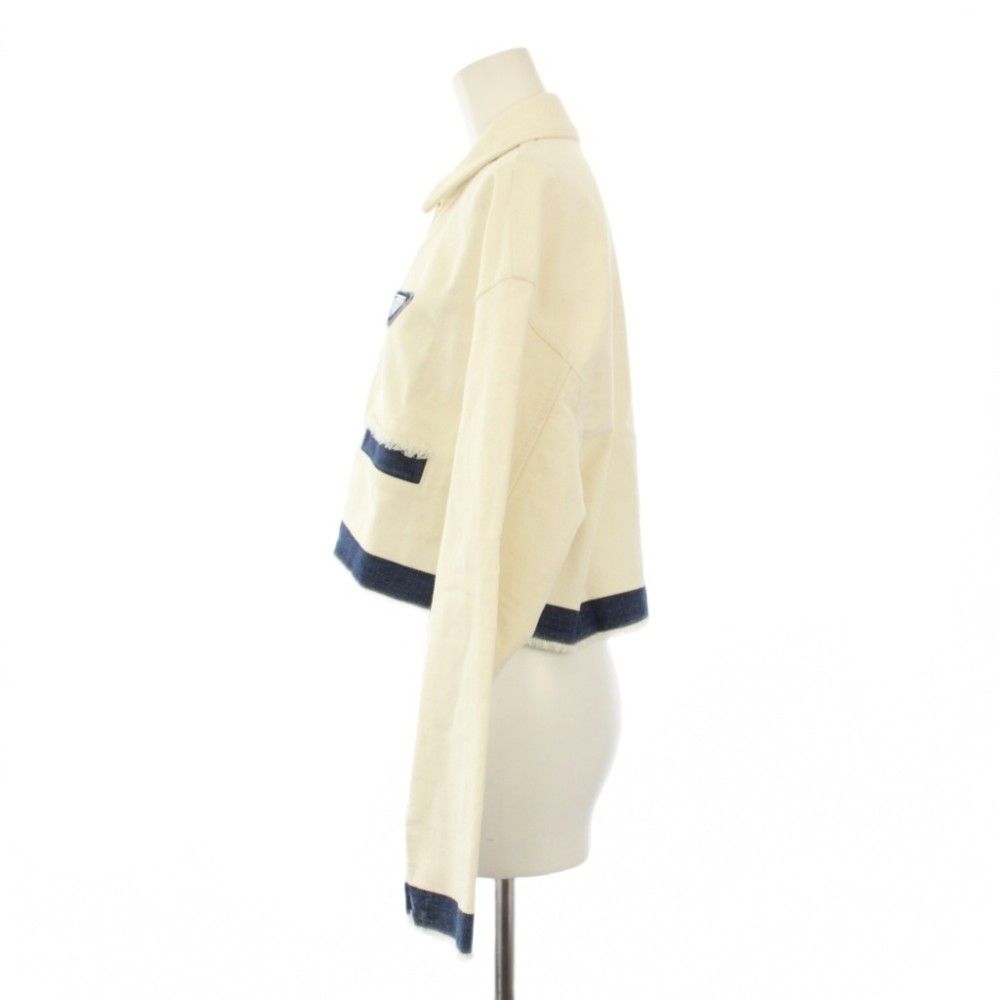 プラダ PRADA 21年製 DENIM CIMOSATO デニムジャケット ジージャン G