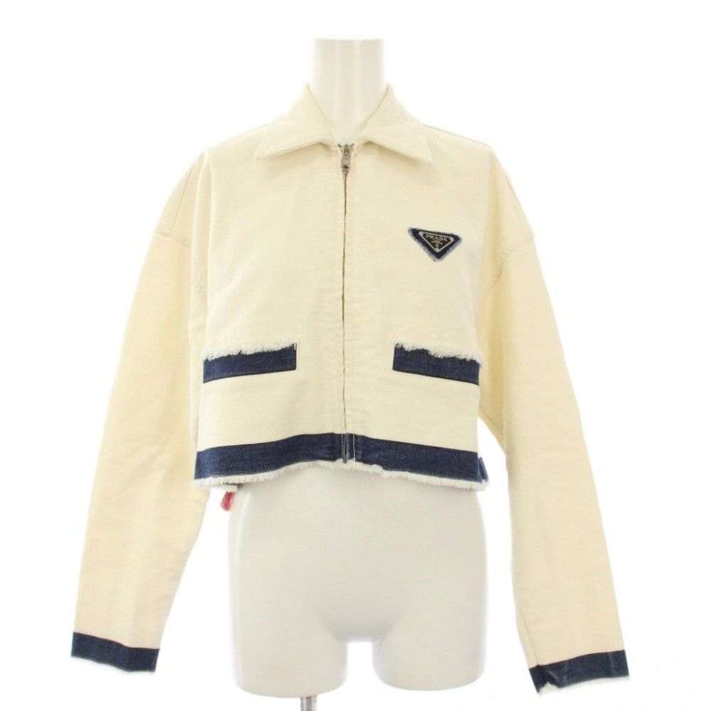 プラダ PRADA 21年製 DENIM CIMOSATO デニムジャケット ジージャン G