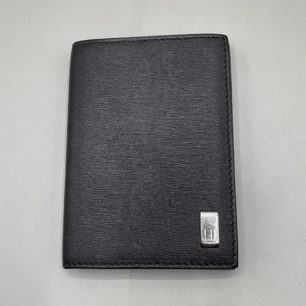 極美品 Dunhill ダンヒル カードケース 名刺入れ パスケース シルバー