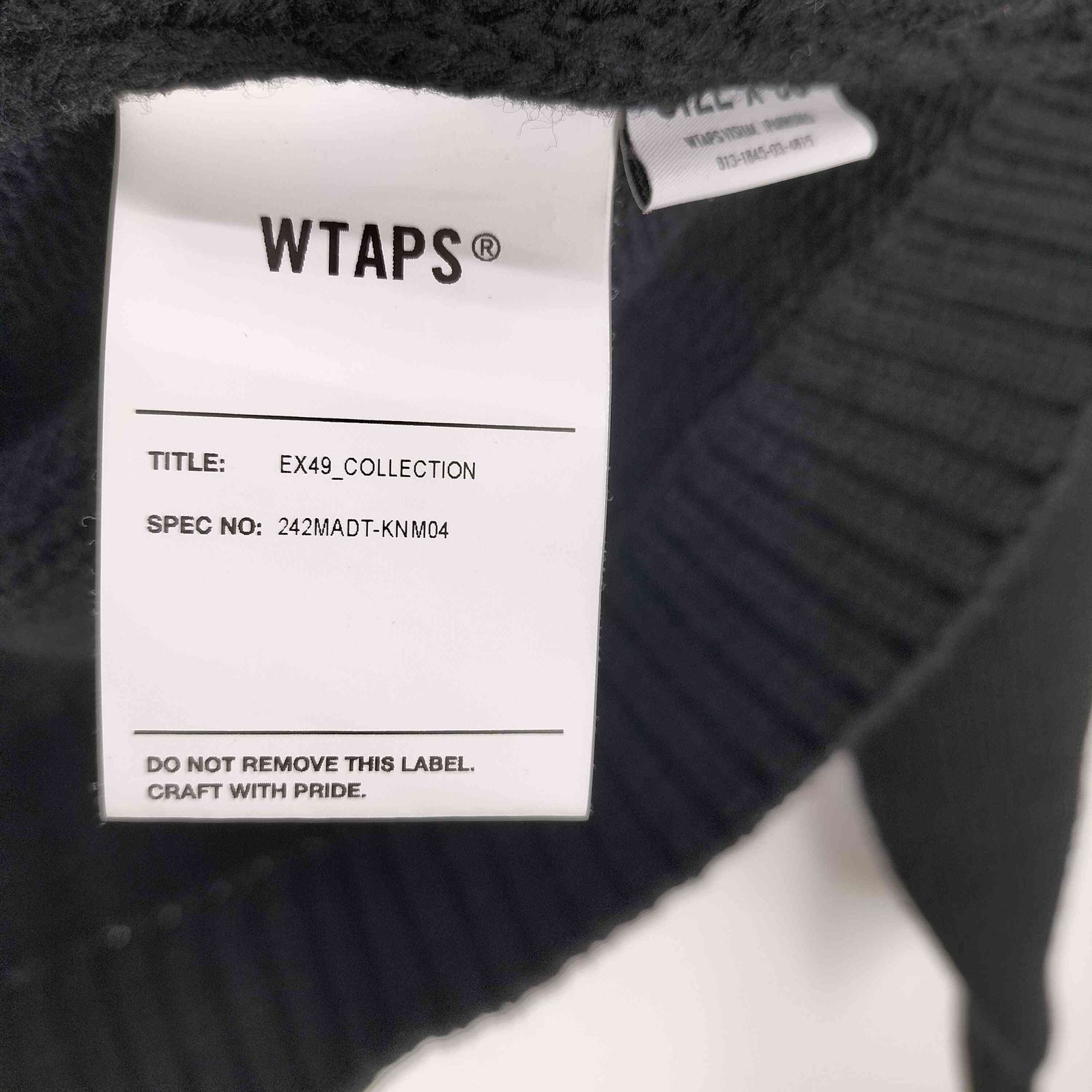 ダブルタップス WTAPS 24AW SIGN SWEATER POLY サイン セーター ニット
