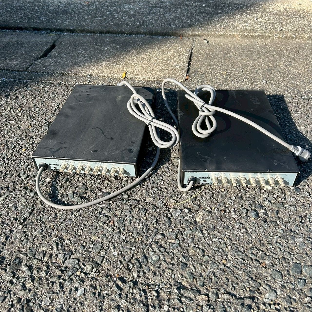 TOA トーア「映像信号分配器 C-VD6 ビデオディストリビュータ」動作