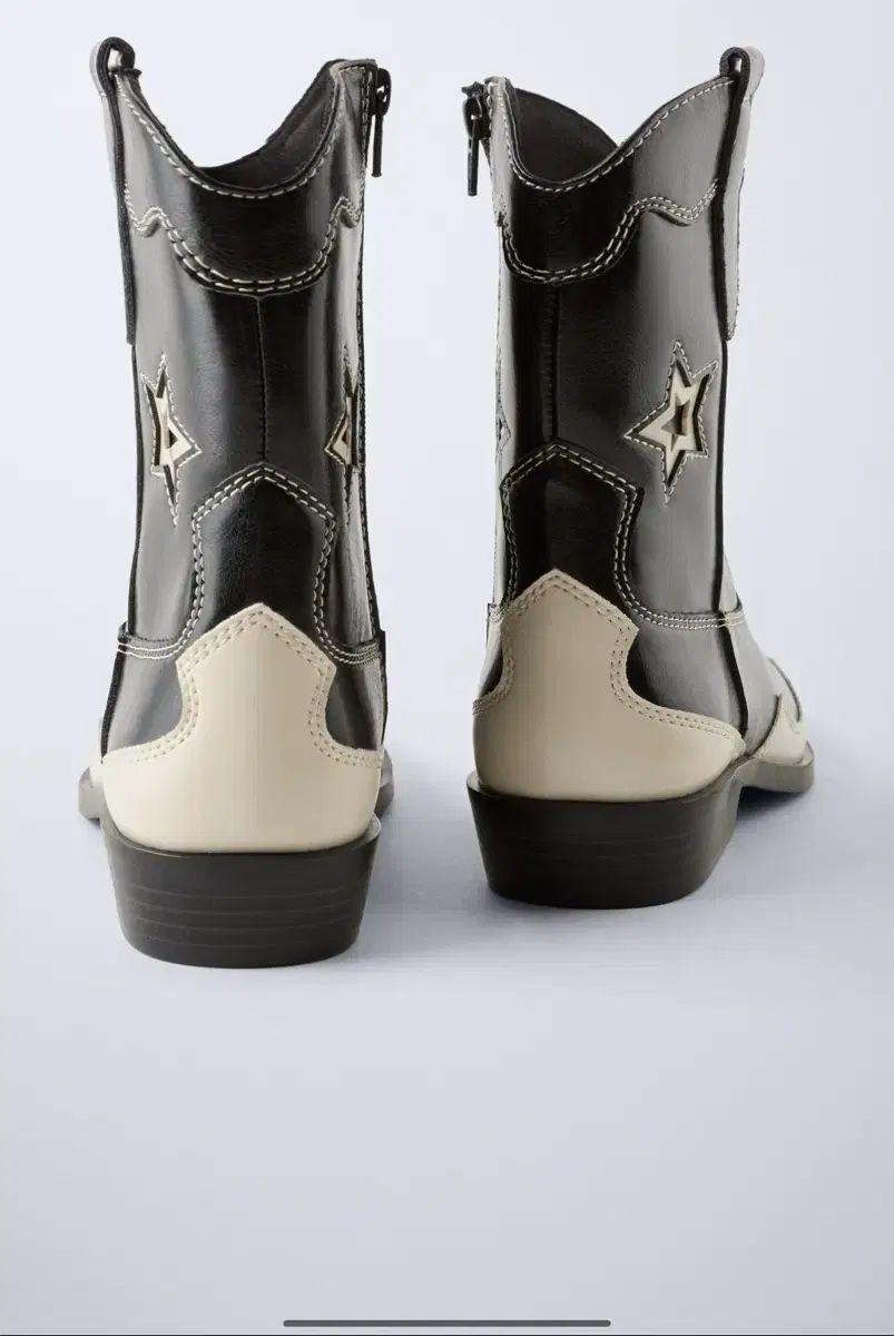 ZARA スター カウボーイブーツ ウェスタンブーツ (37size 235) 新品