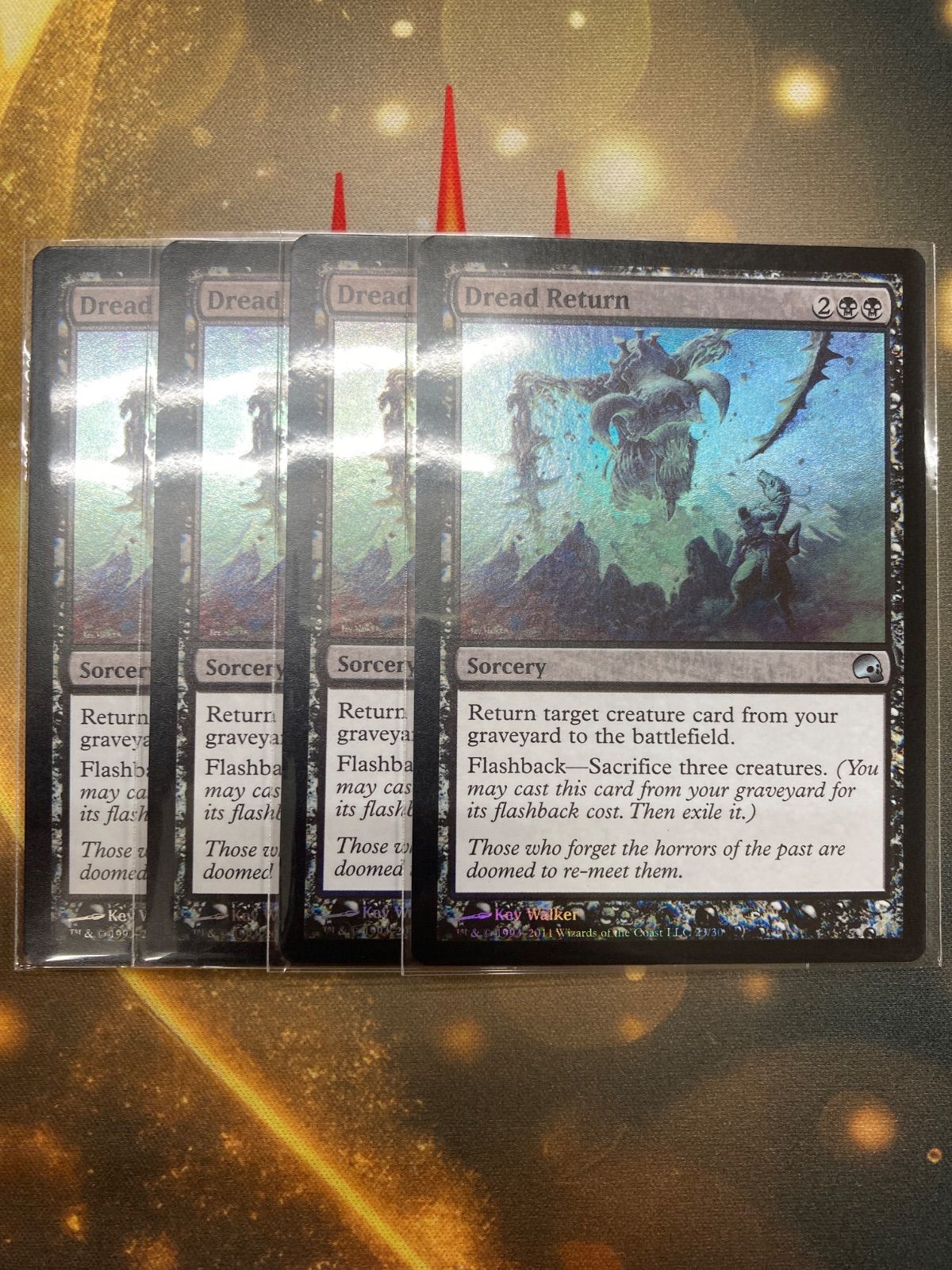 MTG 戦慄の復活 英語 foil 4枚セット - メルカリ