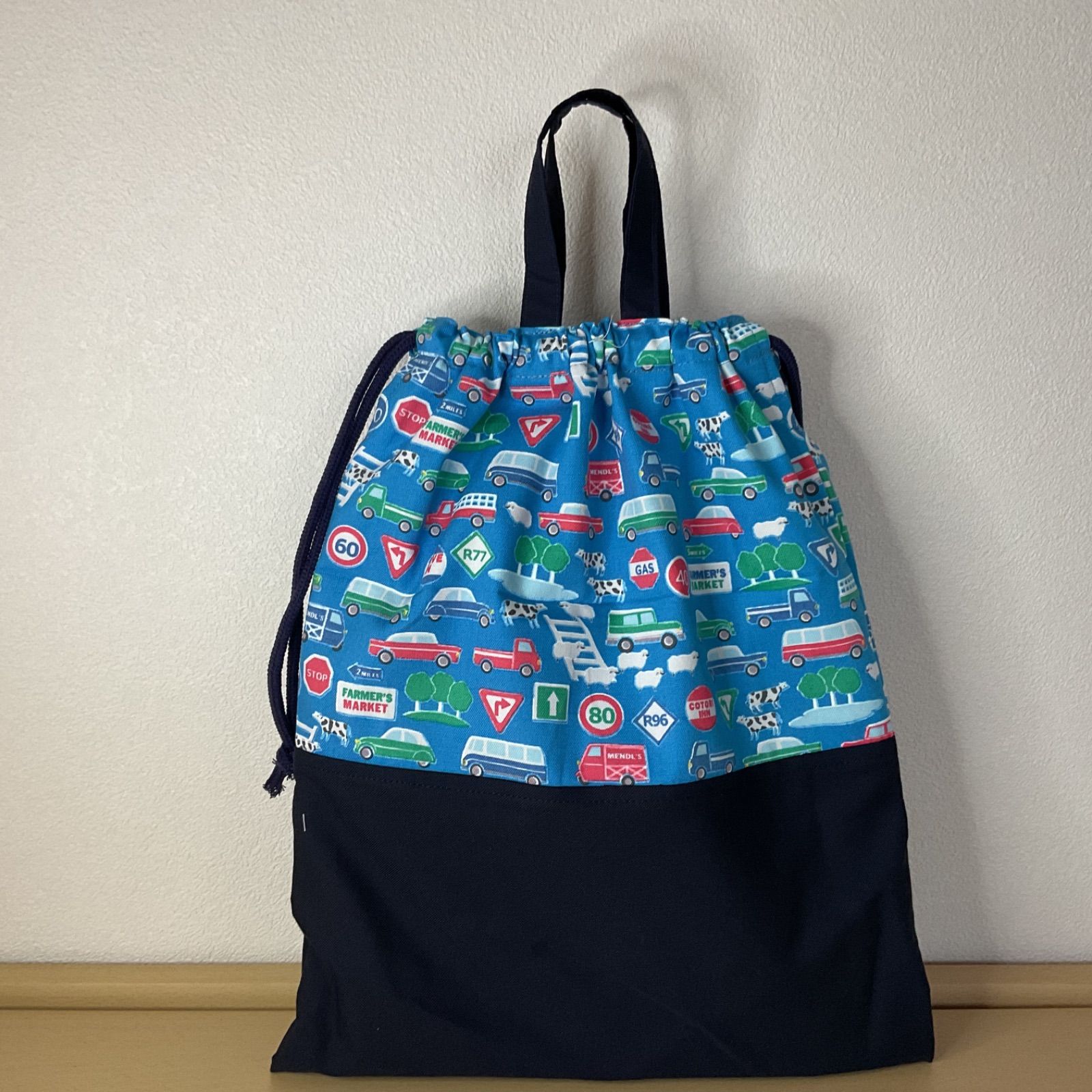 入園入学5点セット りんりんのハンドメイド レッスンバッグ 上履き入れ