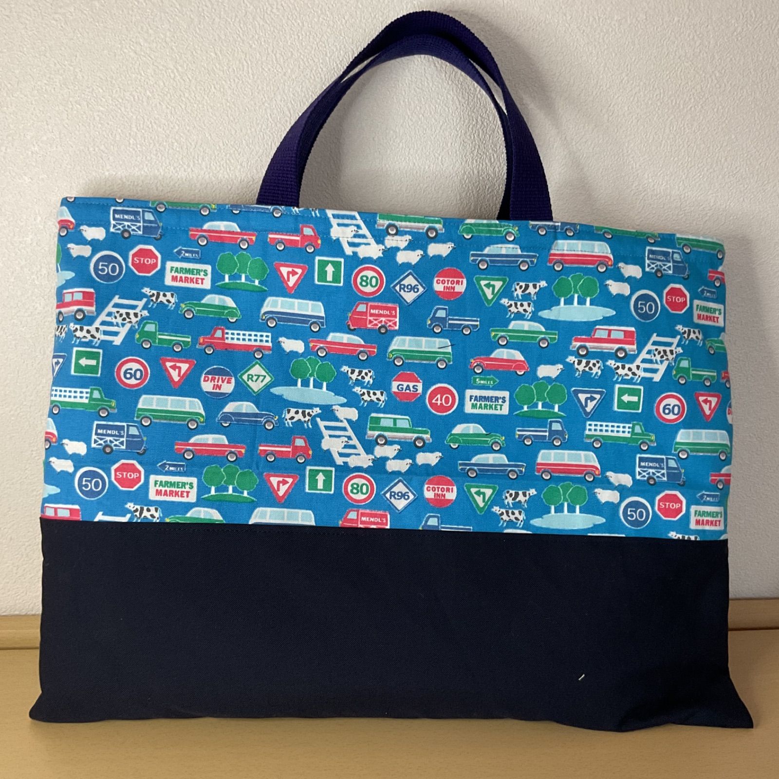 入園入学5点セット りんりんのハンドメイド レッスンバッグ 上履き入れ