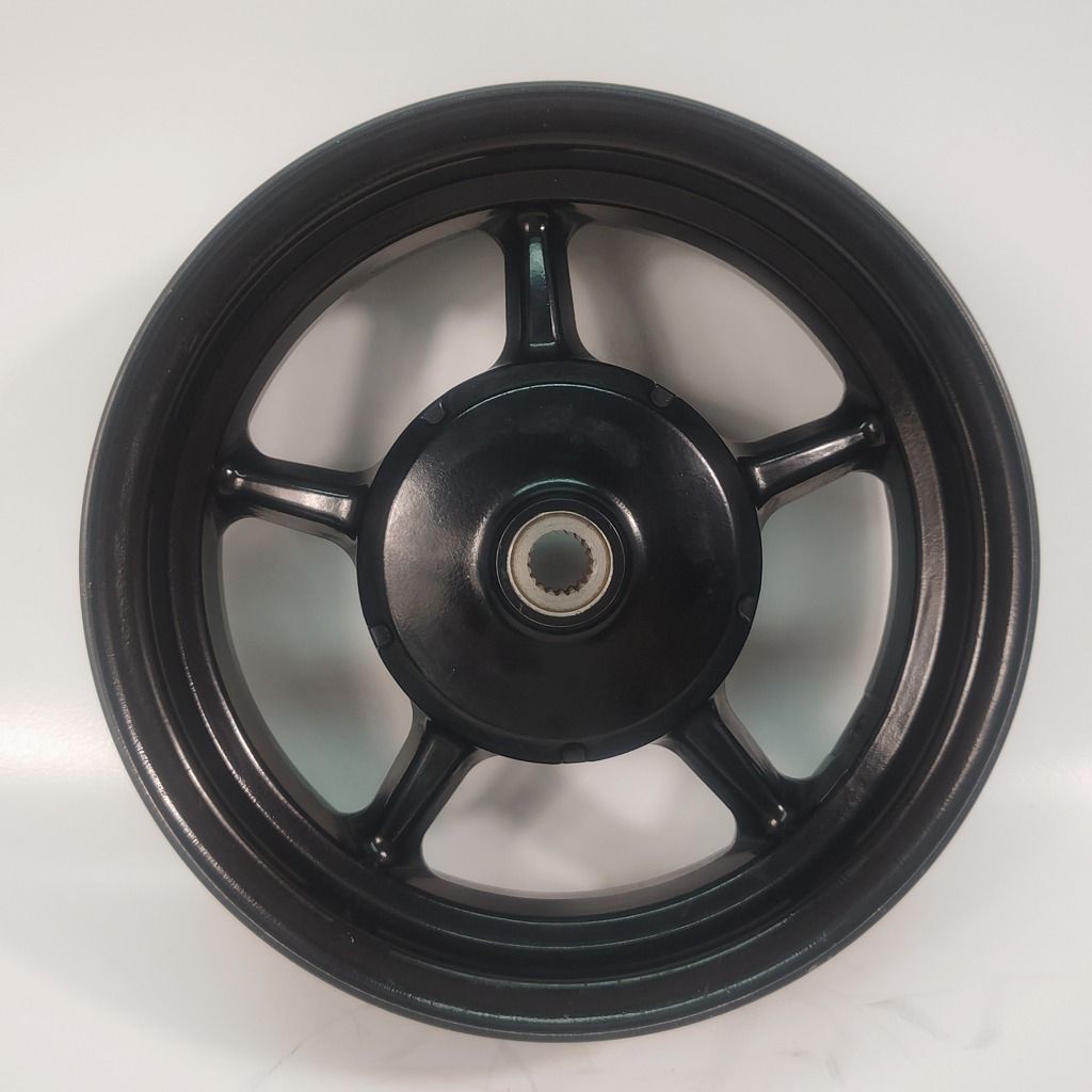 ヤマハ VOX SA31J 純正 リアホイール 10-3.00 黒 目視で曲がり無し