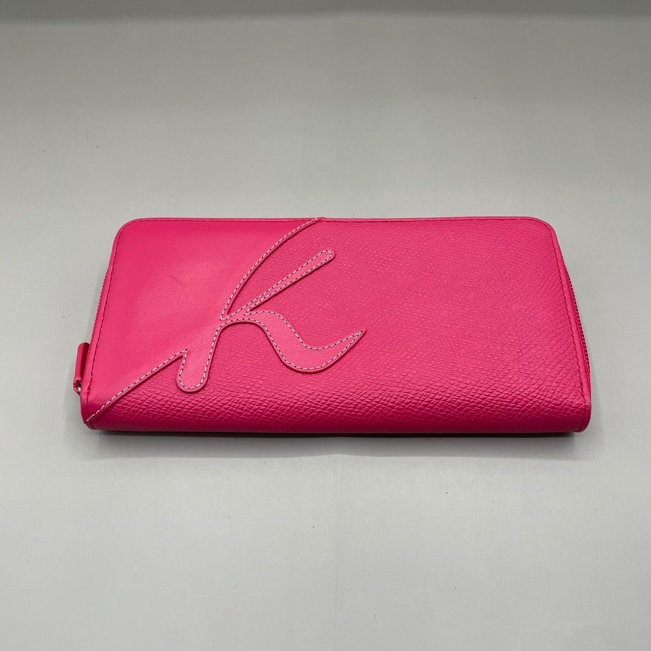 極美品 Kitamura キタムラ 長財布 ロングウォレット ラウンド 