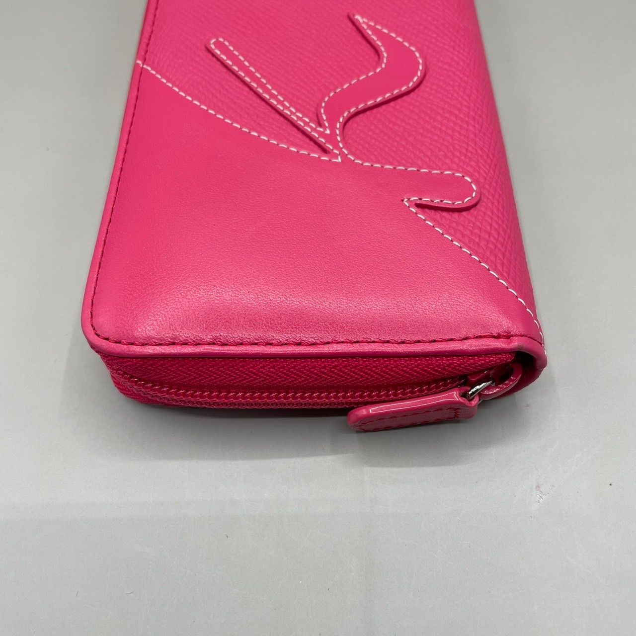 極美品 Kitamura キタムラ 長財布 ロングウォレット ラウンド