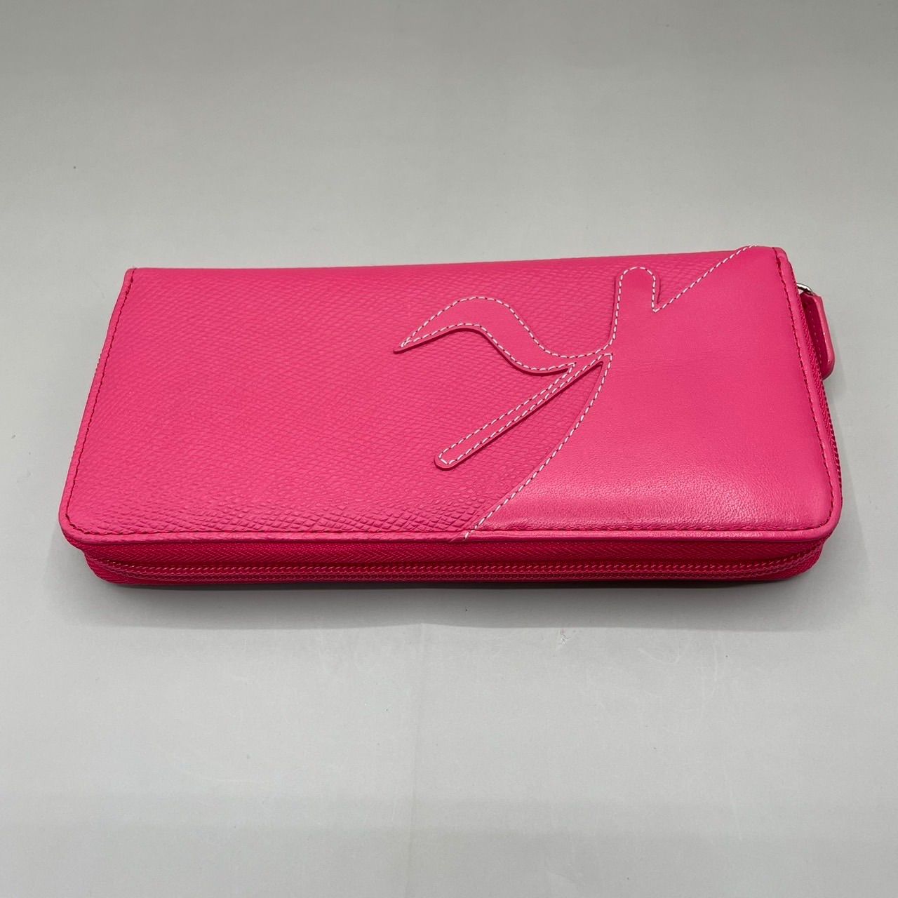 極美品 Kitamura キタムラ 長財布 ロングウォレット ラウンド