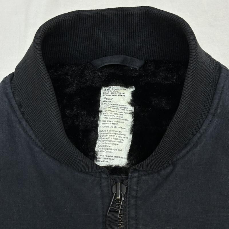 ダブルタップス 06AW 00s 名作 M-43 ファーライナー スカル プリント