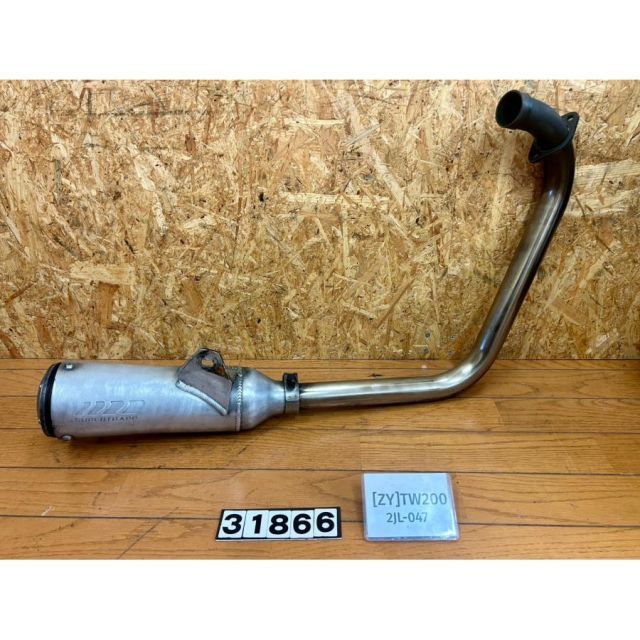 ZY 31866]@ヤマハ YAMAHA TW200 2JL-047 スーパートラップ マフラー