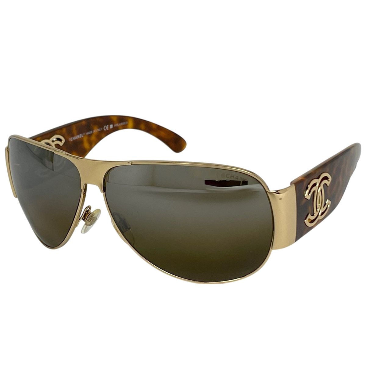 シャネル CHANEL ココマーク サングラス アイウェア デミ柄 サングラス