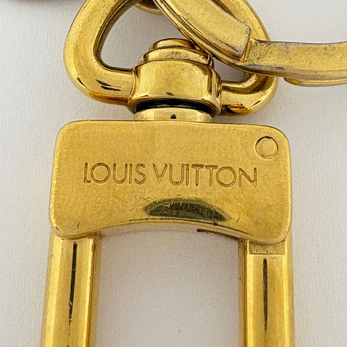 ルイ・ヴィトン Louis Vuitton LV ファセット キーリング キーホルダー