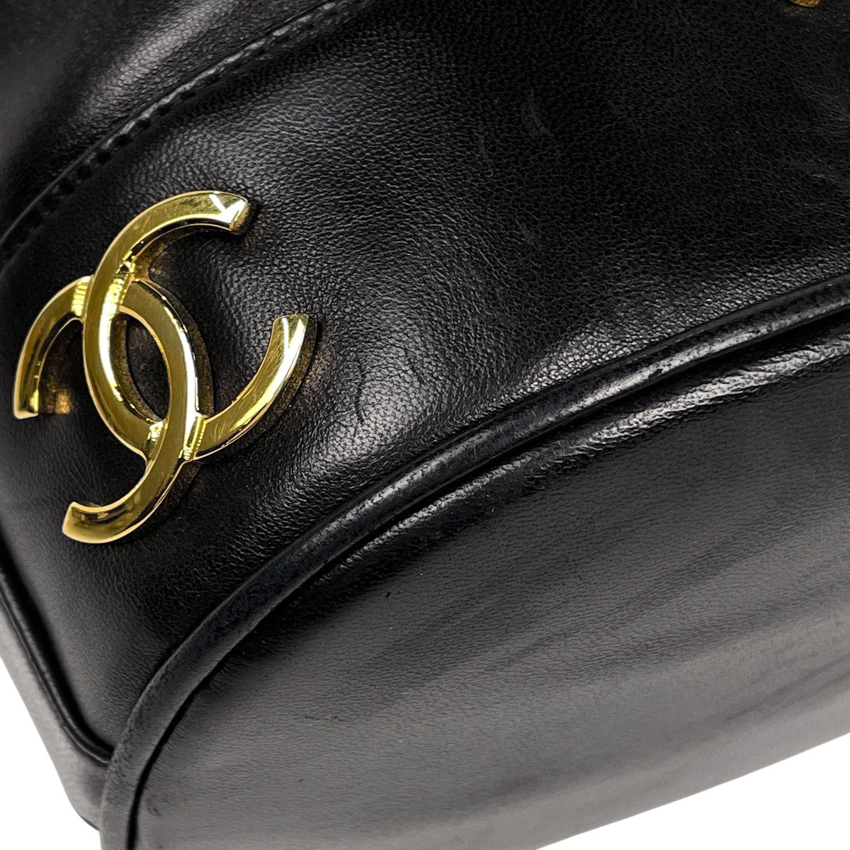 シャネル CHANEL トリプルココマーク チェーン ショルダーバッグ 巾着