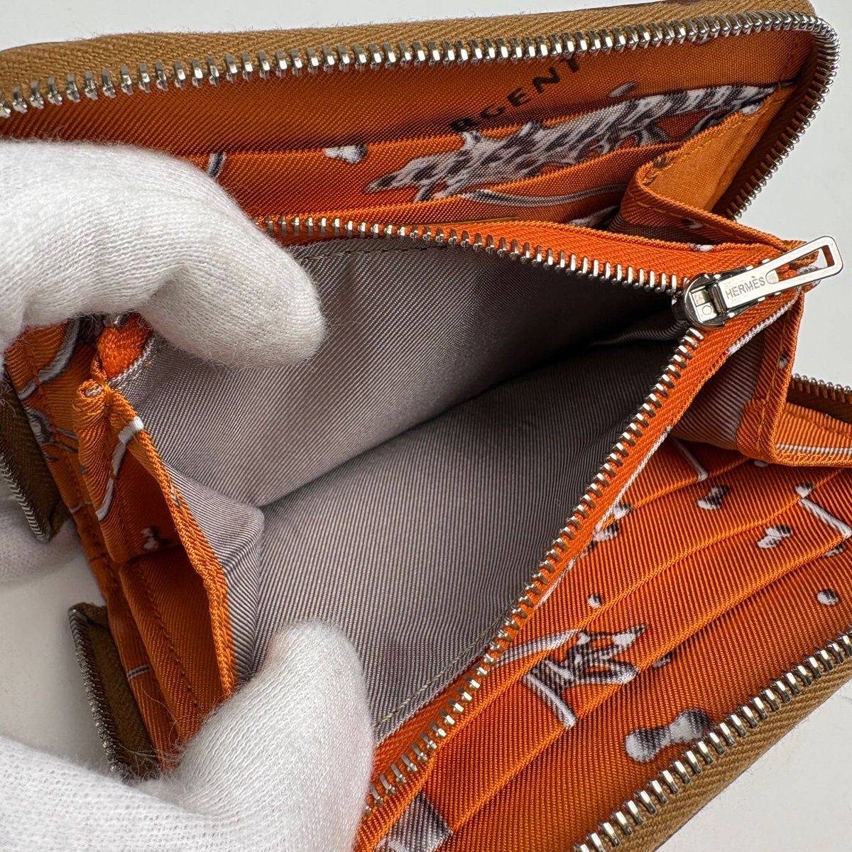 エルメス HERMES アザップ シルクイン コンパクト ラウンドファスナー