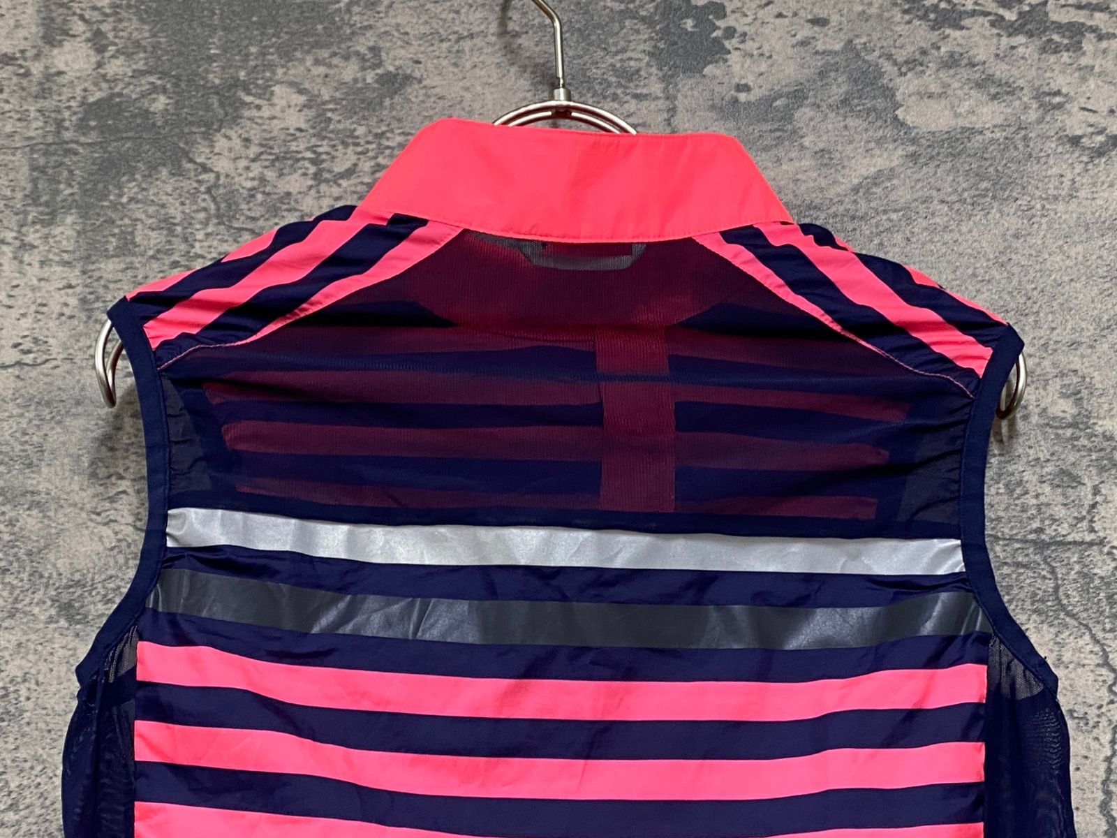 JV438 ラファ Rapha WOMEN'S BREVET GILET ジレ サイクルベスト 総柄 S